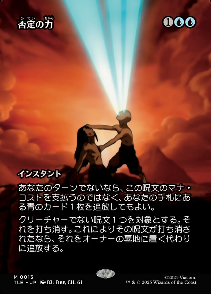 ボーダーレス)否定の力/Force of Negation [TLE] 青M商品画像