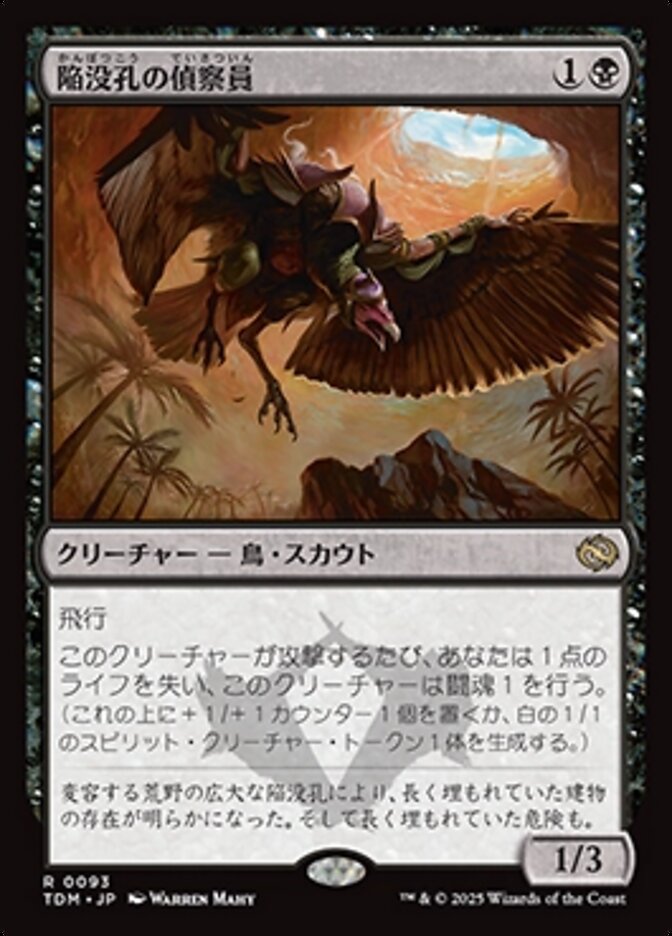 陥没孔の偵察員/Sinkhole Surveyor [TDM] 黒R商品画像