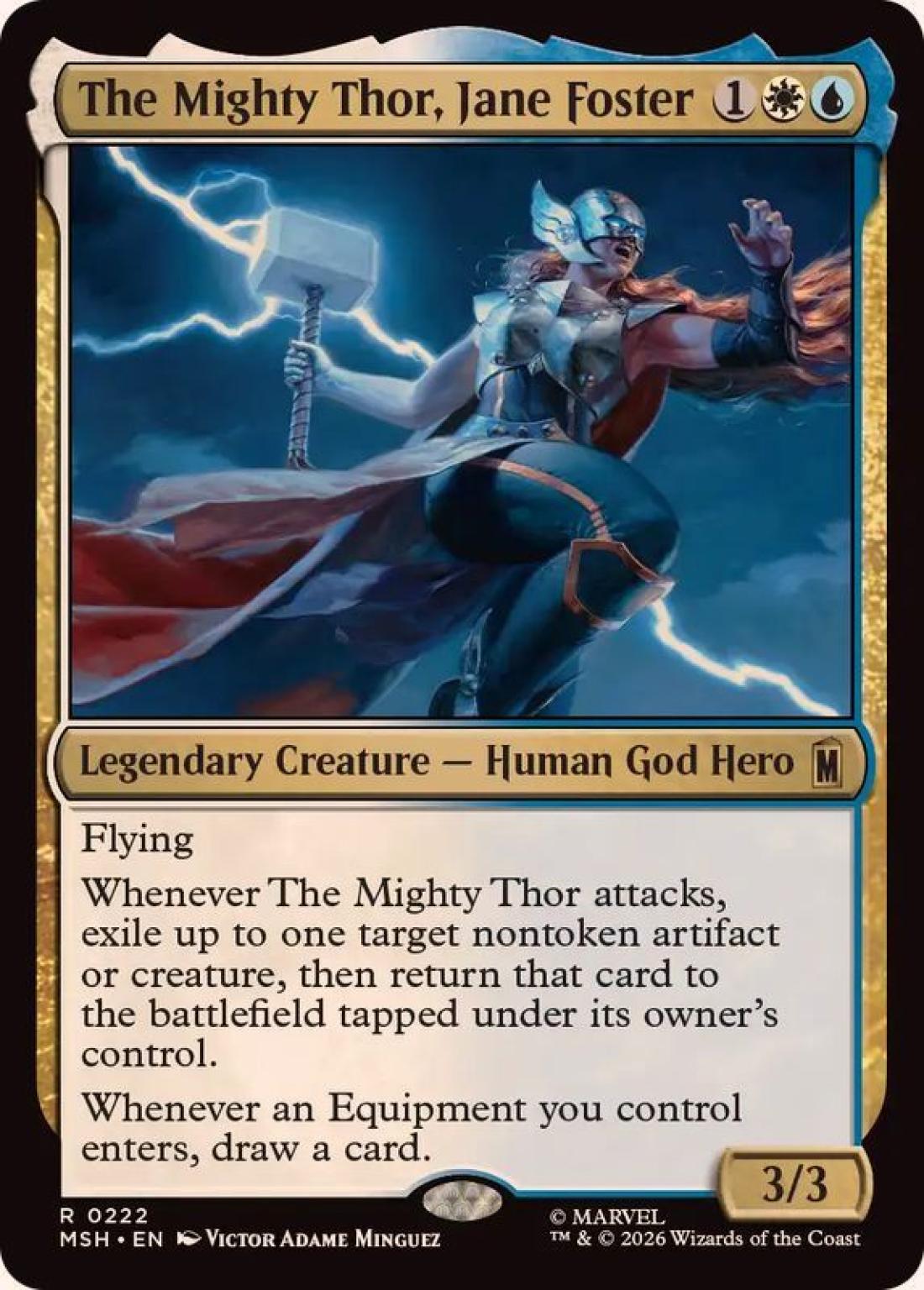 マイティ・ソー、ジェーン・フォスター/The Mighty Thor, Jane Foster [MSH] 白青R商品画像