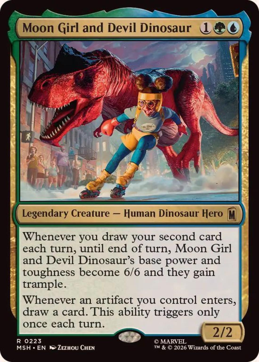 ムーンガールとデビル・ダイナソー/Moon Girl and Devil Dinosaur [MSH] 青緑R商品画像