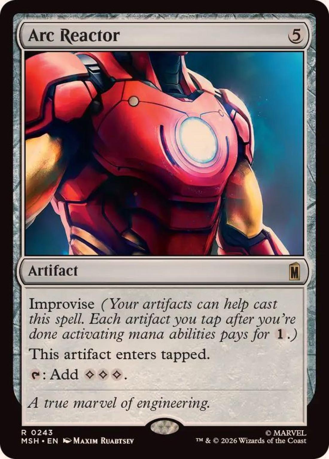 【Foil】アークリアクター/Arc Reactor [MSH] 無色R商品画像